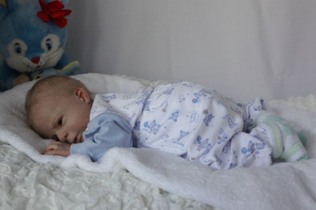 Белокурый ангел Саввушка! Куколка реборн Виктории Вишни