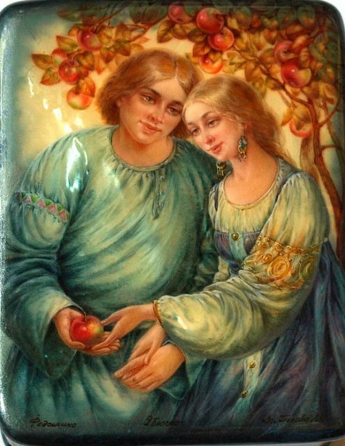 Усмотри тропинку в сказку или Здесь русский дух, здесь Русью пахнет. Федоскинская лаковая миниатюра