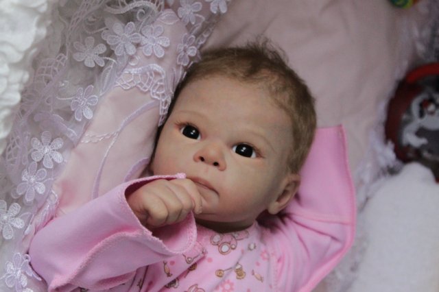 Мышонок Ульяша 3... Куколка реборн Виктории Вишни (фото 9)