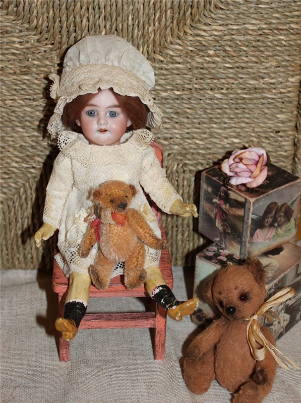 Новый образ Марселины, антикварная куколка Armand Marseille (фото 8)