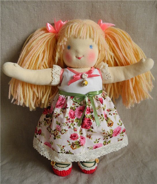 Мои вальдорфские куклы — Авторские текстильные куклы: Вальдорфские (фото 8)