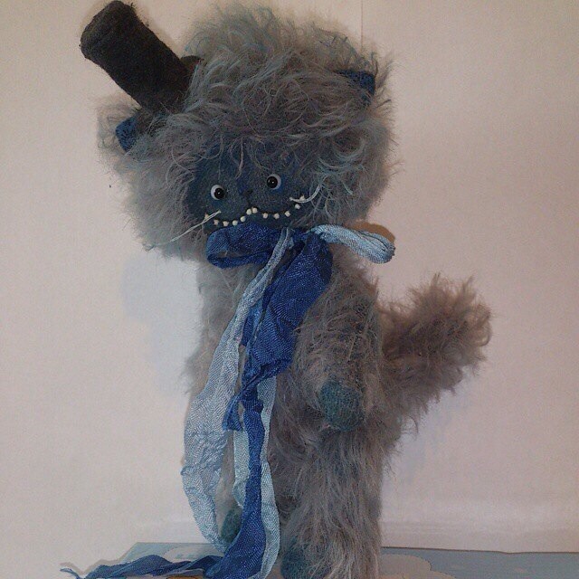 Чеширский кот, игрушка ручной работы (фото 2)