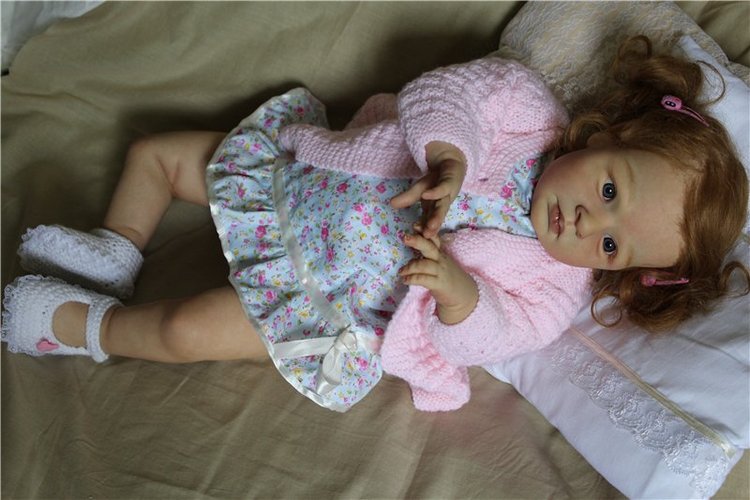 Моя малышка реборн Ксения из молда Рован (фото 7)