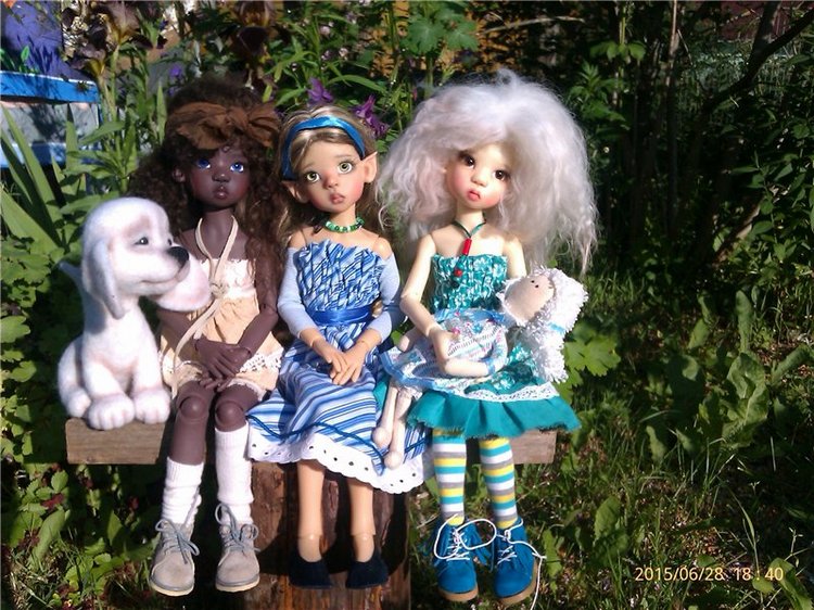 Дачные зарисовки — Куклы Kaye Wiggs (Кайе Виггс): авторские BJD (БЖД)