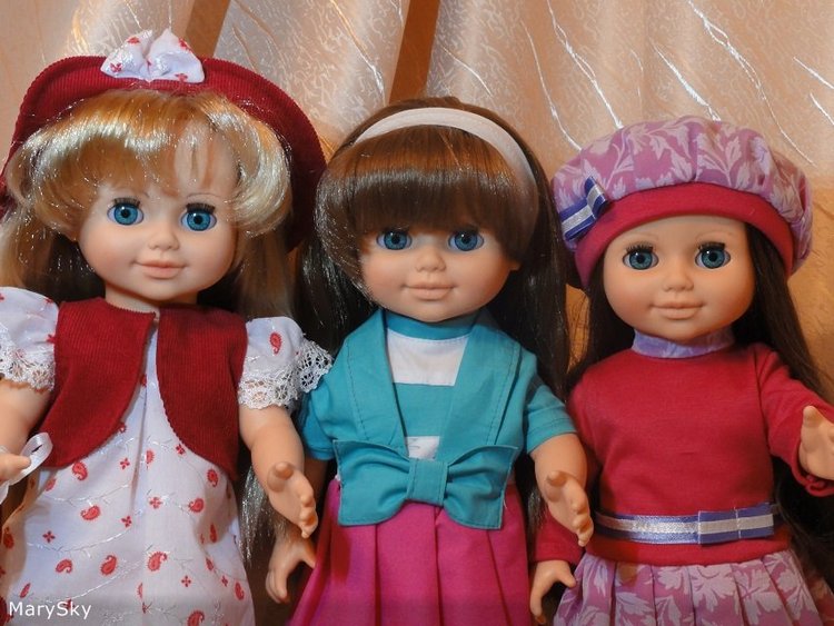Наши Аннушки от фабрики "Весна". Сравнение с Gotz, Paola Reina, American Girl и фейсинками