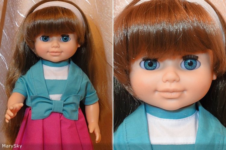 Наши Аннушки от фабрики "Весна". Сравнение с Gotz, Paola Reina, American Girl и фейсинками (фото 2)