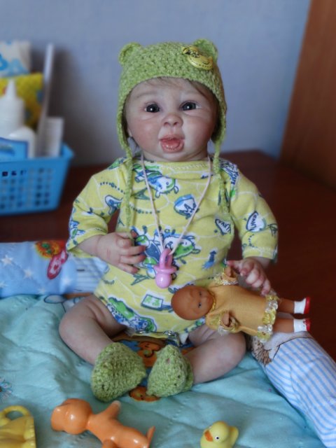Кукла реборн Капочка приехала