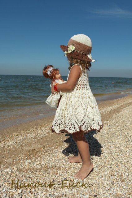 Кукла и ее девочка Николь... Азовское море