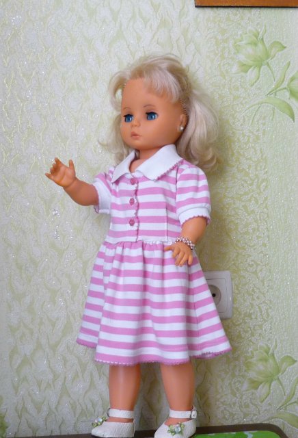 От внучки к кукле - перешиваем детские платья (фото 3)