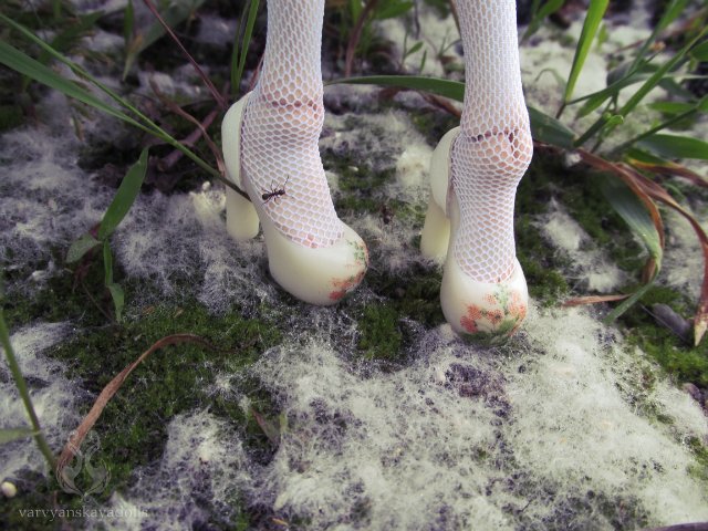 Шарнирная кукла Акина - Весенний цветок (фото 8)