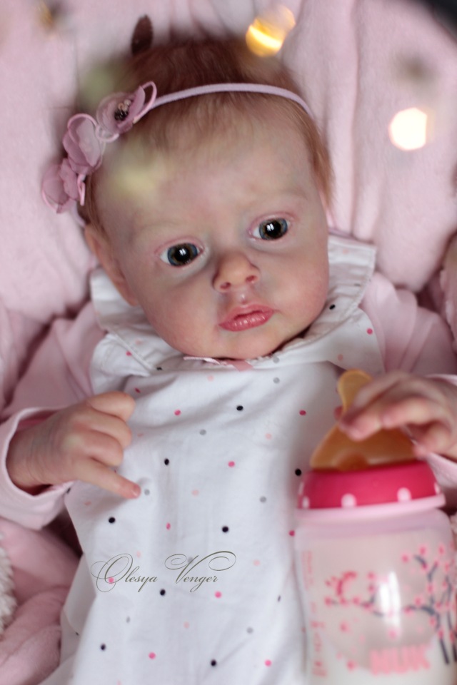 Моя Хлоя, мой любознательный Совенок, кукла реборн Олеси Венгер