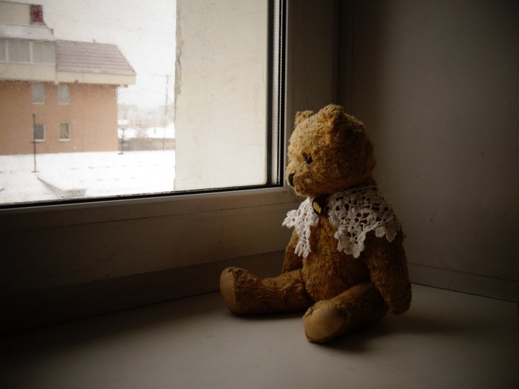 Одинокий мишка — Игрушки СССР и советского детства: резиновые (фото 6)