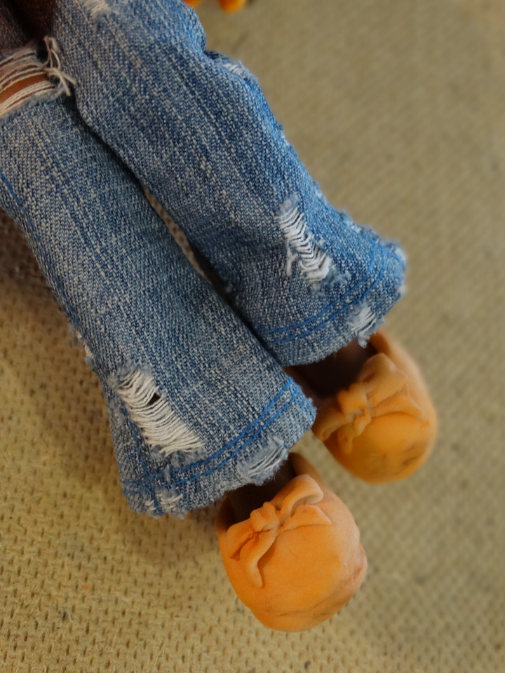 Туфельки из запекаемого пластика для кукол