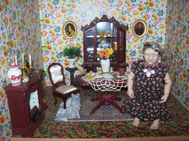 Кукольный дом для Веры Фёдоровны. Миниатюра (фото 7)