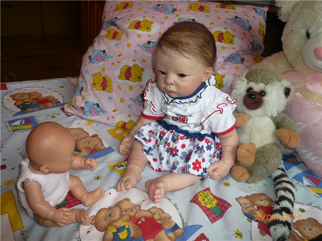 Кукла реборн Оленька. Мы подросли