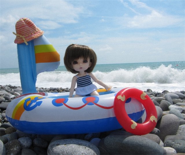 Майка на море. PukiFee Ante BJD