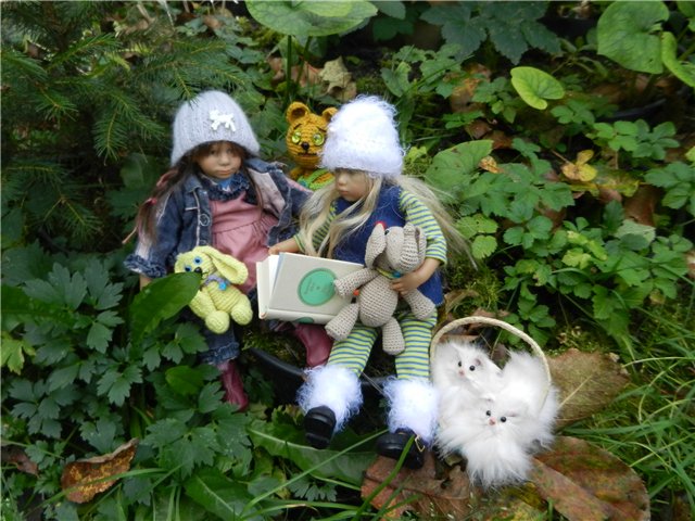 Мои крохотульки на природе. Клубные куколки от Аннет Химштед