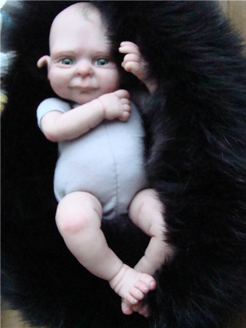 Маленькая Снежинка и помпушка Рози. Авторские куклы Кондрашовой Ирины