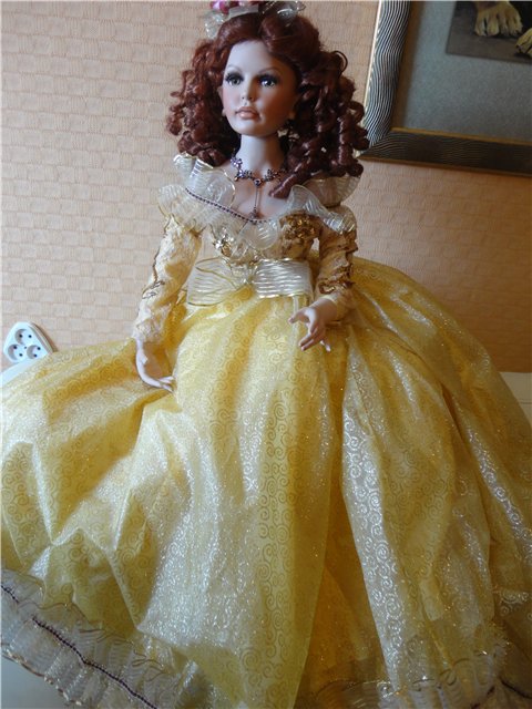 Ты провинилась...красотою! А это редкое богатство! Фарфоровая кукла Donna Rubert - София