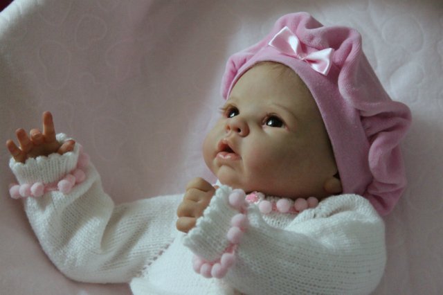 Неженка - Кристочка... Куколка реборн Виктории Вишни