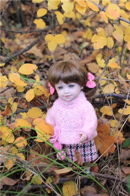 Ходит осень по дорожке... Мари и Катрина от Adora на осенней прогулке