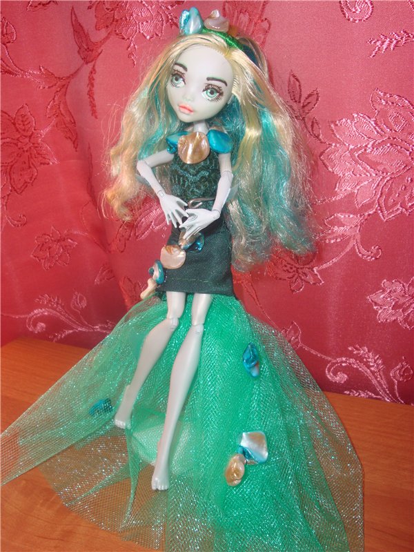 Русалка ООАК из Лагуны Monster high (фото 6)