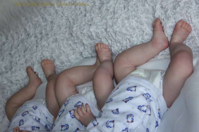 Тройняшки Джошики... Куколки реборн Виктории Вишни (фото 5)