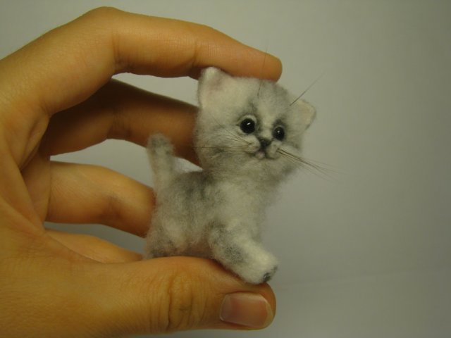 Пушистое чудо. Авторская игрушка валянием Ольги Чернухо (фото 10)