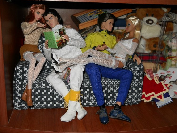 Моя коллекция кукол формата 1:6 (Барби, Кены, Динамитки, Момоко, J-Doll, Поппи Паркер и Монстры)