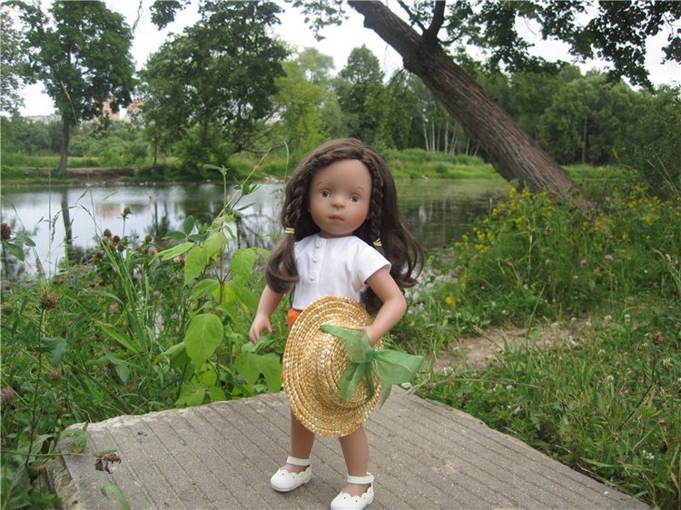 Моя маленькая художница. Кукла Kaethe Kruse Таточка | Бэйбики Моя маленькая художница. Кукла Kaethe Kruse Таточка