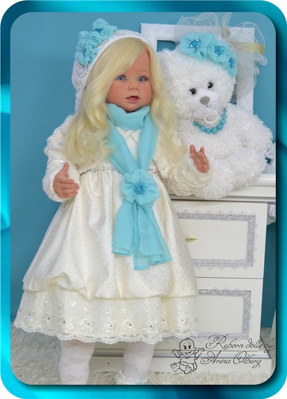 Моя бирюзовая ВАСИЛИСкА (молд Bonnie by Linda Murray)