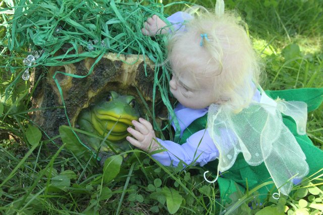 Офелька-стрекоза, куклёныш реборн Элины Кудрявцевой