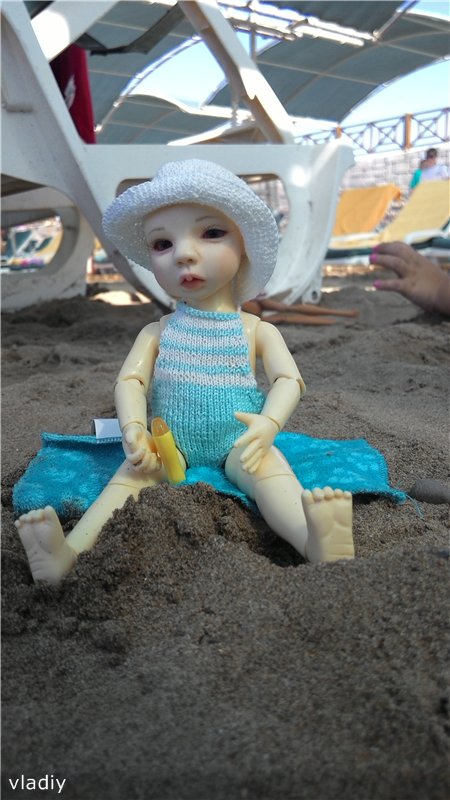 Как Даша первый раз на море побывала (фото 4)