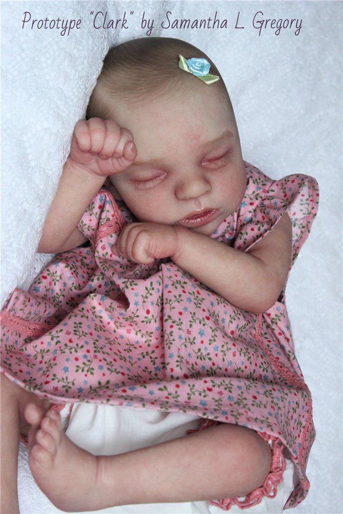 Прототип Кларк скульптора Саманта Грегори. Кукла реборн Светланы Преображенской (фото 3)