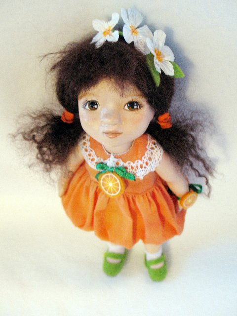 Моя первая текстильная куколка (фото 8)