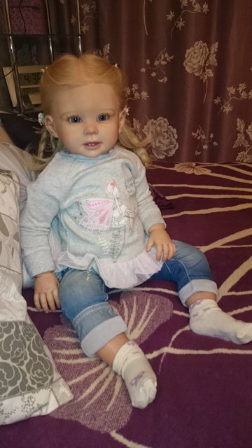 Мое солнышко - малышка Джастина из молда Бонни by Linda Murray