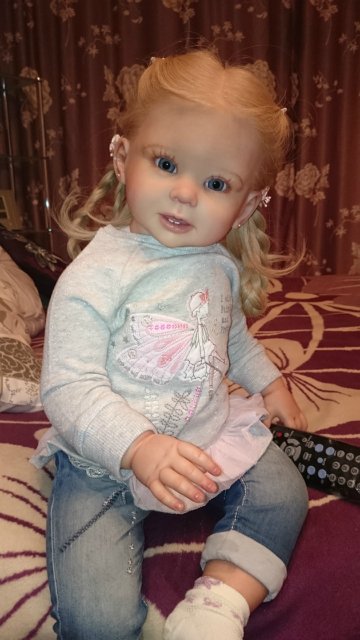 Мое солнышко - малышка Джастина из молда Бонни by Linda Murray