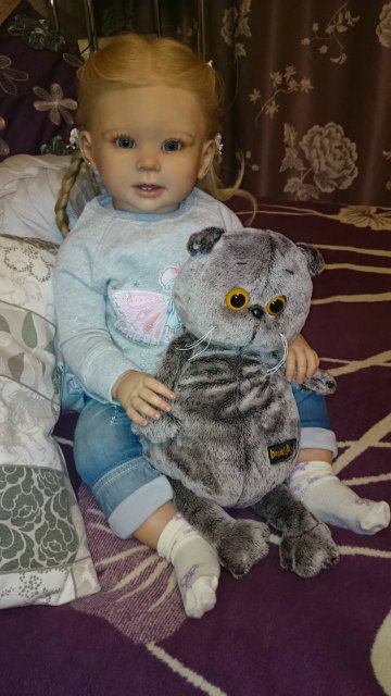 Мое солнышко - малышка Джастина из молда Бонни by Linda Murray