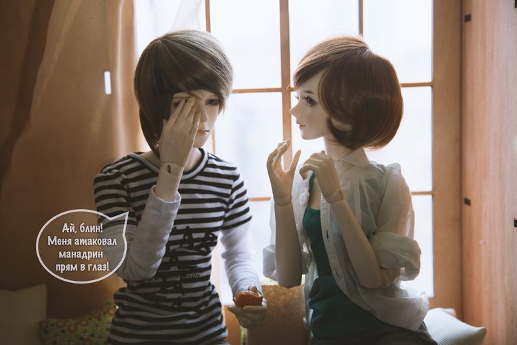 Мандаринки сближают — Фотоистории с куклами BJD (БЖД): сериалы
