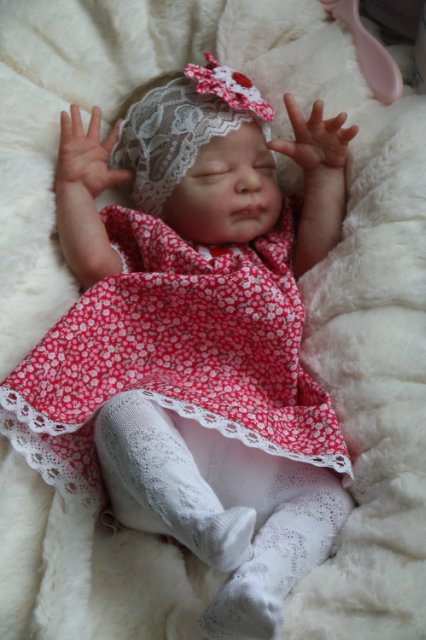 Спящая малышка Рози 2. Куколка реборн Виктории Вишни