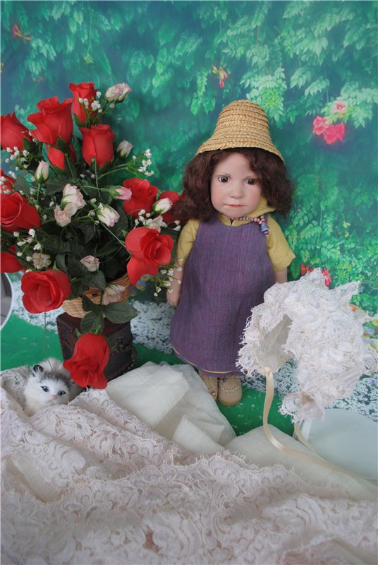 Чепчик - наша радость, чепчик - вдохновение. Сшила Милка чепчик - всем на удивление (фото 7)