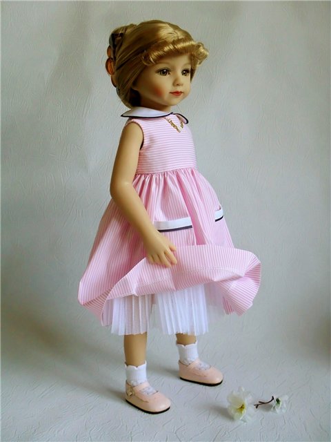 "Кто может быть тебя прелестней?!" Джейми и платье "Голубка". Куклы Maru & friends