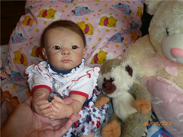 Кукла реборн Оленька. Мы подросли