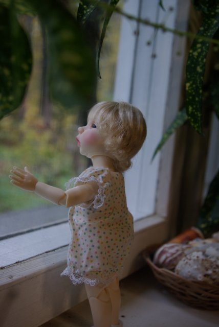 Затаились в ожидании. авторская кукла от Kim Lasher