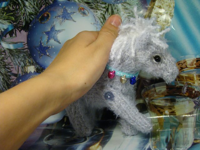 Лошадка. Игрушка вязанная спицами Ольги Чернухо (фото 7)