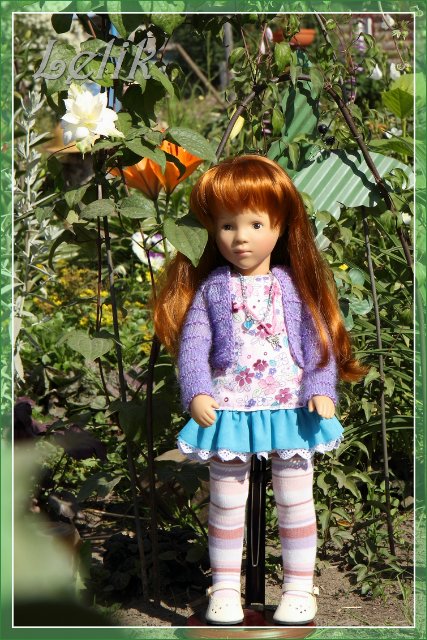 Цветочный рай, или новый наряд Ульяны (Pipa 2003 года, Gotz) | Бэйбики Цветочный рай, или новый наряд Ульяны (Pipa 2003 года, Gotz) (фото 3)