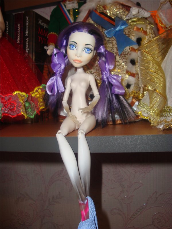 Мой первый ООАК Monster High или преображение Спектры в Фиалку (фото 3)
