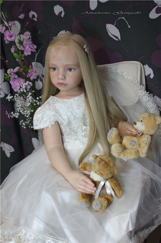 Алеся... Леся, Лесенька. Кукла реборн Анастасии Гангало (фото 7)