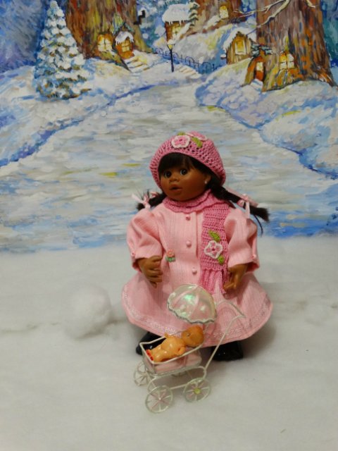 Прогулка зимним вечером. Вихтели Rosemarie Anna Muller