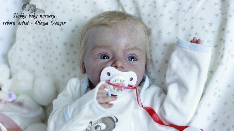 Моя милая златовласка Ева. Кукла реборн Олеси Венгер